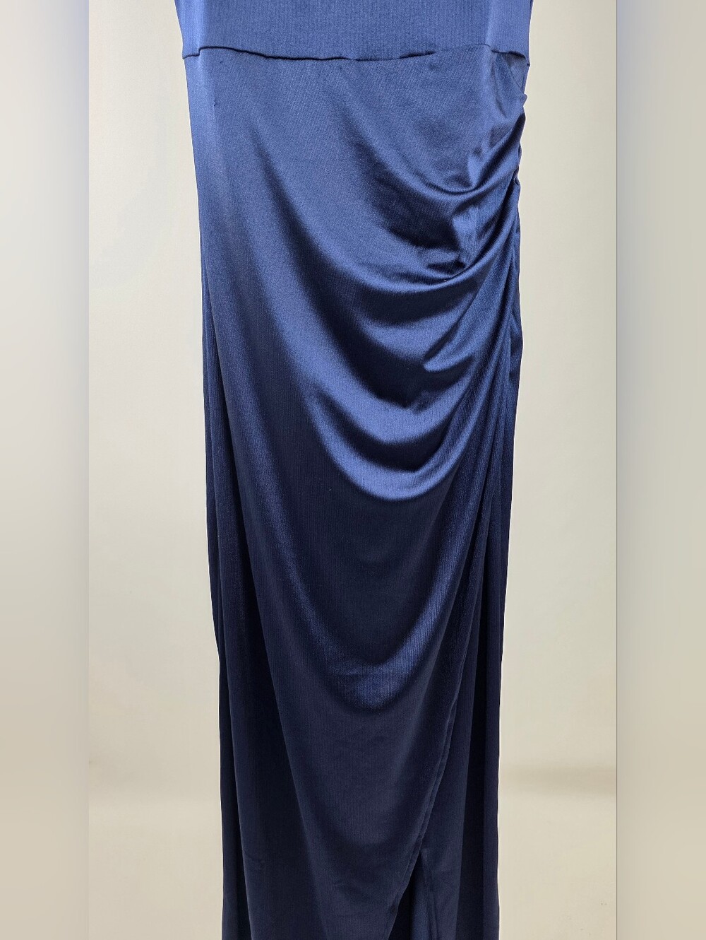 Popilush Women's Navy Shimmer Off The Shoulder 8 In 1 Shapewear Maxi Dress Large - Picture 11 of 16